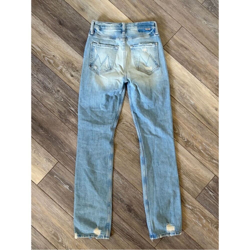 MOTHER Superior High Waisted Rider Skimp Straight Leg Jeans: The Confession - Picture 7 of 15